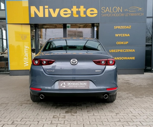 Mazda 3 cena 117900 przebieg: 25650, rok produkcji 2022 z Warszawa małe 277